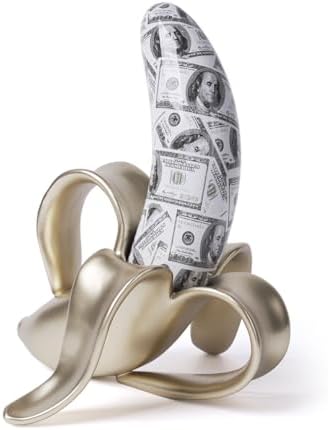 NENBOLEC Abstract Banana Sculpture Decor Statue
