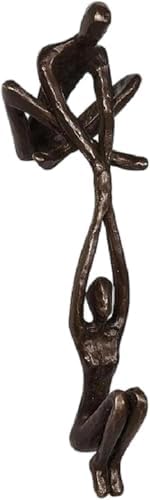 Dancing Couple Statue Figurines Modern Home Decor Bronze Sculpture