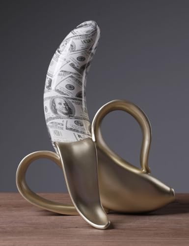 NENBOLEC Abstract Banana Sculpture Decor Statue
