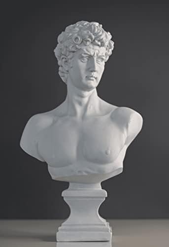 Large David Statue 42cm High David Bust Sculpture