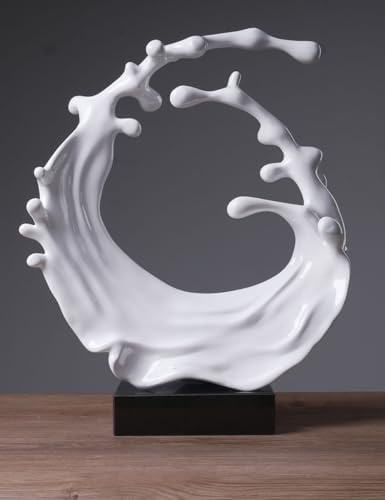 Abstract Sea Wave Decor Sculpture Table Centerpiece
