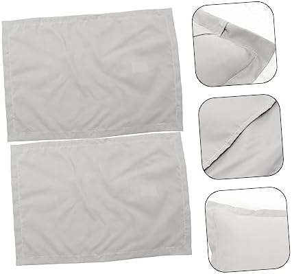 HOLIDYOYO 2PCS Extra Firm Linen Pillow Covers