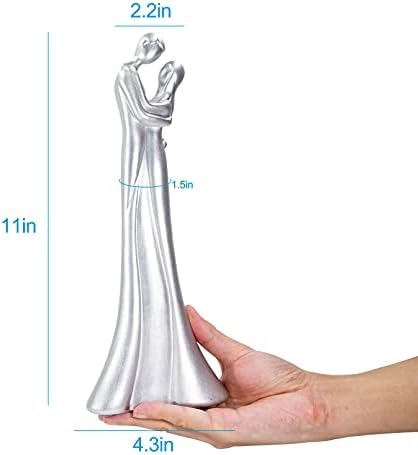 DreamsEden Modern Couple Sculpture - Silver