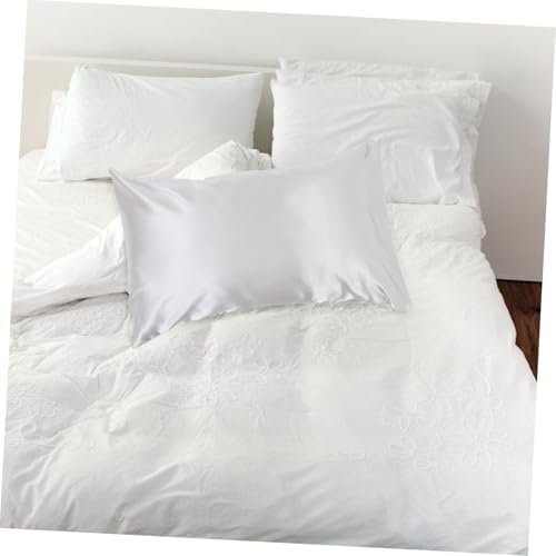 SOLUSTRE Queen Pillowcases Cooling Silk Pillowcase Protector
