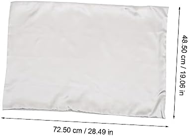 Cabilock 2pcs Ice Silk Pillowcase Zipper Soft and Breathable