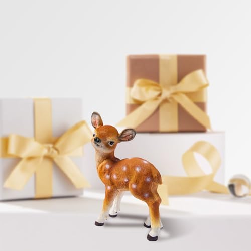 Artpaul Sika Deer Resin Statue Home Decor Accent