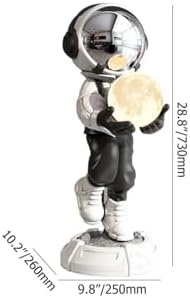 BULUXE 288 Astronaut Sculpture Figurine with LED Lamp
