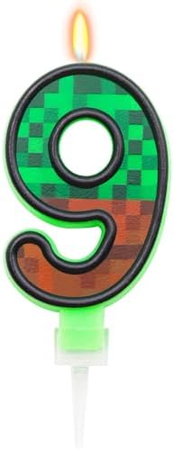 OGnomiFX TNT Birthday Candles Number 9