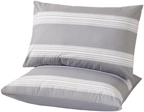 FISHDRU Queen Pillow Cases 2 Pack - Soft Fade-Resistant Wrinkle-Free