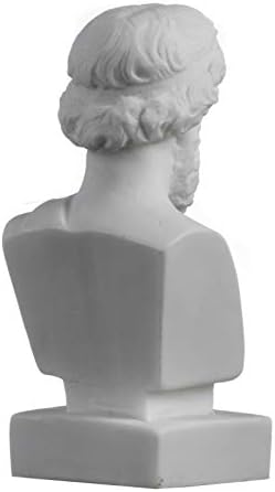 Plato Bust Greek Father of Philosophy Statue Alabaster Handmade