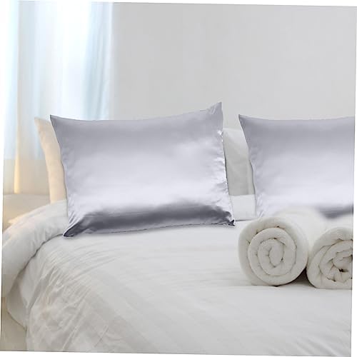 2pcs Zipper Pillowcases Soft Polyester Minimalist Design for Standard Pillows