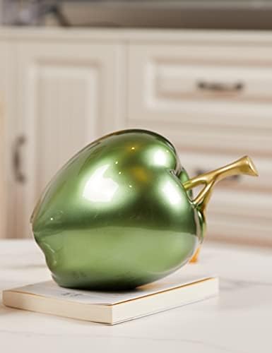 NENBOLEC Apple Sculpture Modern Polyresin Decor Statue