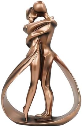 HIZEFSOO Resin Couple Statue Modern Romantic Sculpture