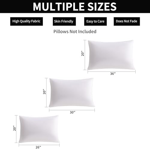 CULVE White Pillowcases 20x26 Standard 72-Pack