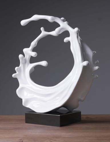 Abstract Sea Wave Decor Sculpture Table Centerpiece