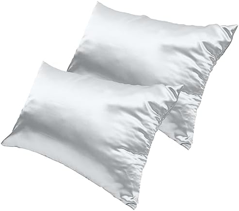 Mikinona 2pcs Cooling Polyester Pillow Covers with Zipper