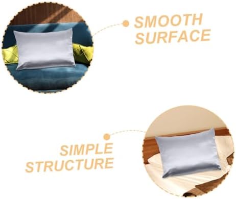 Cabilock Cooling Polyester Pillow Covers Deep Grey Zippered Minimalist