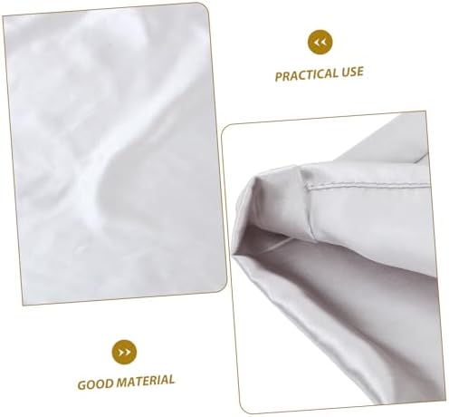 SOLUSTRE Queen Pillowcases Cooling Silk Pillowcase Protector