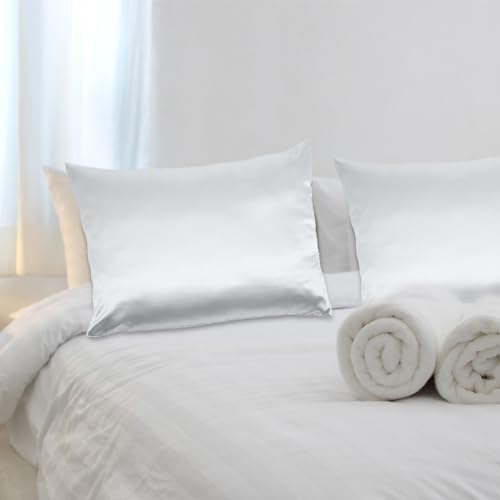 2pcs Cooling Pillow Covers Breathable Polyester Bed Pillowcase Decor