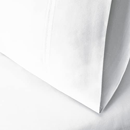 BLUENILEMILLS 600 Thread Count Cotton Blend Solid Pillowcase Set