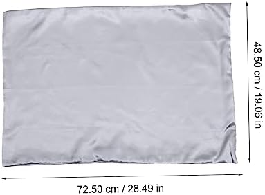 Wakauto 2pcs Satin Pillowcases with Zipper