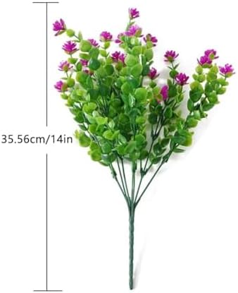 WANYANG 14 Bundle Artificial Flowers for Outdoor Use