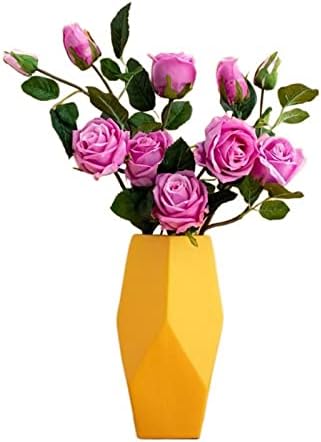 Artificial Flower Bouquet Set with Modern Vase