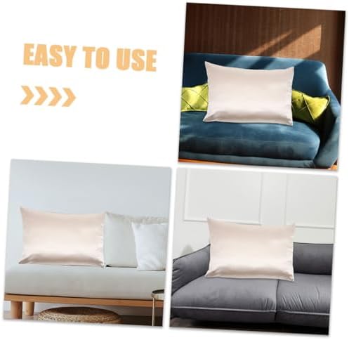 ERINGOGO Pillow Cover Ice Silk Design Soft for Skin and Hair