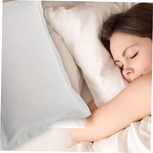 PRETYZOOM 2Pcs Solid Color Pillow Cases Grey