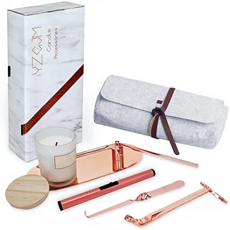 YZGJM Rose Gold Candle Tool Kit