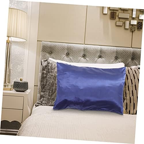 KICHOUSE 2-Piece Silk Pillowcase Set for Home Hotel and Travel
