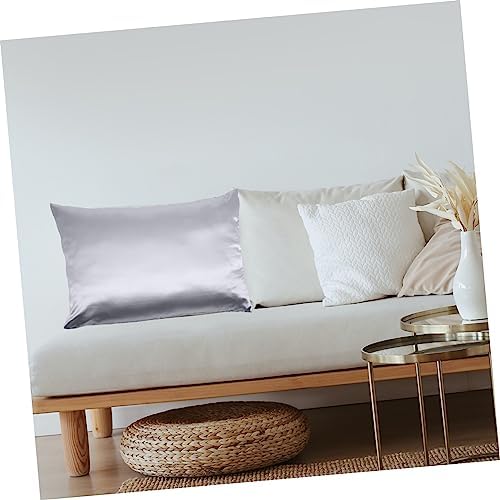 2pcs Zipper Pillowcases Soft Polyester Minimalist Design for Standard Pillows