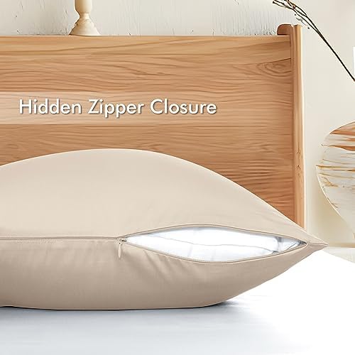 4 Pack Cooling Bamboo Viscose Pillowcases for Hot Sleepers