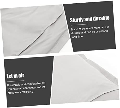 Cabilock 2pcs Soft Microfiber Pillowcases Gray