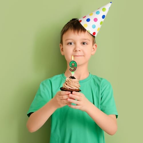 OGnomiFX TNT Birthday Candles Number 9