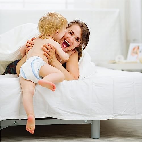 EASYCOT 800 TC Queen Pillowcases 20x30 Set - Silver Stripe