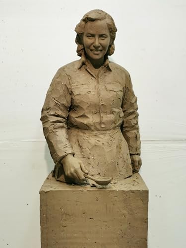 Personalized Bust Sculpture - Custom Half-Body Statue with Brass Casting