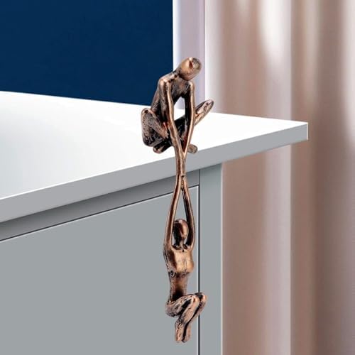 Dancing Couple Statue Figurines Modern Home Decor Bronze Sculpture