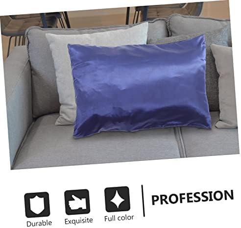 KICHOUSE 2-Piece Silk Pillowcase Set for Home Hotel and Travel