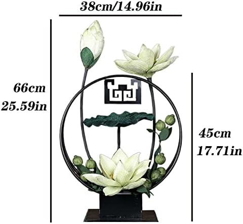 GaRcan Artificial Lotus Flowers with Pots Set