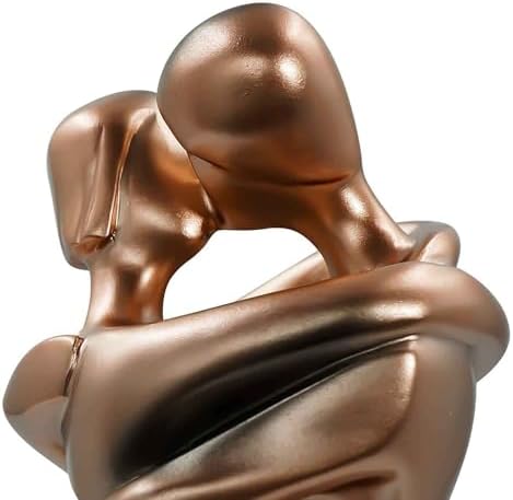 HIZEFSOO Resin Couple Statue Modern Romantic Sculpture
