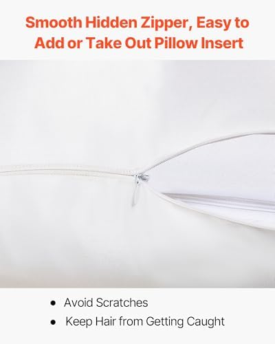 VEVOR Satin Pillowcase 2 Pack Smooth Hair Skin Care