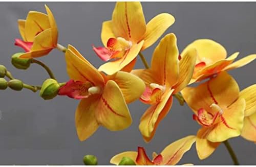 Artificial Silk Butterfly Orchid in Ceramic Vase