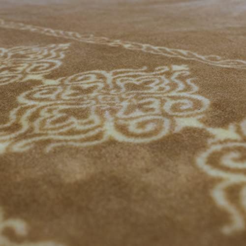 Modefa Turkish Islamic Prayer Rug - Grand Plush Gold