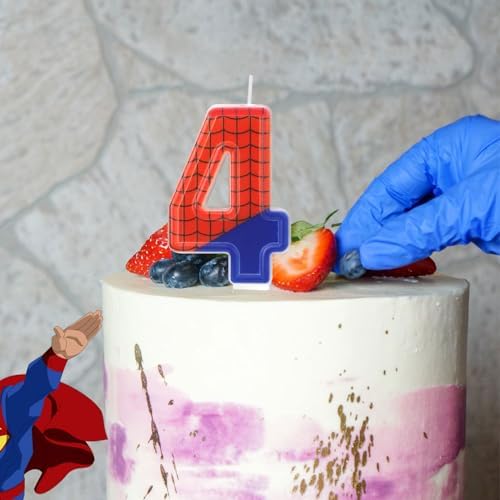 Spider Themed Birthday Candles with Storage Box