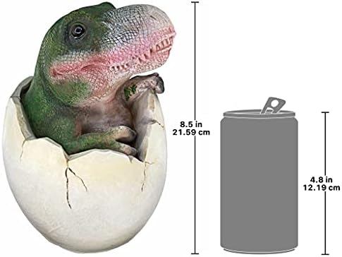 Design Toscano Baby T-Rex Dino Egg Statue