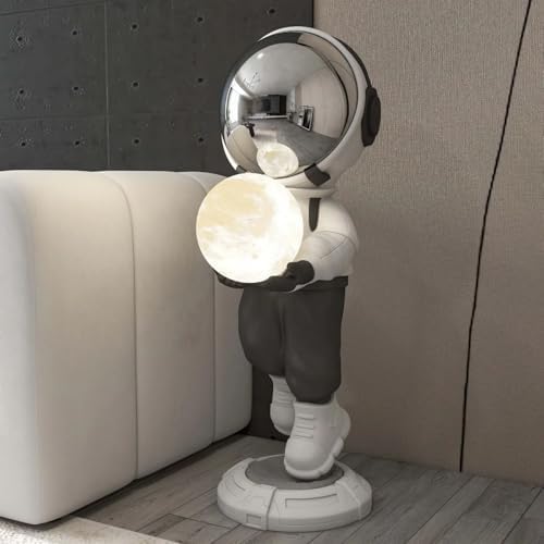 BULUXE 288 Astronaut Sculpture Figurine with LED Lamp
