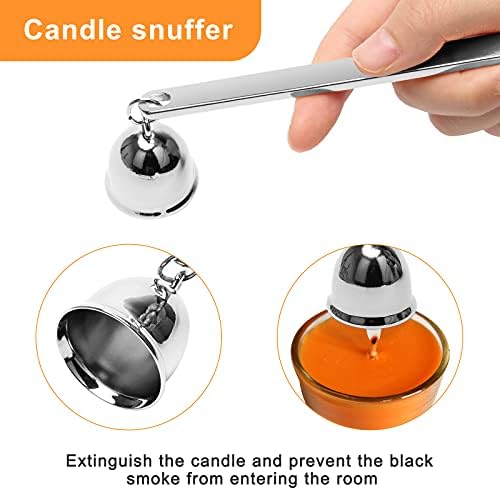 Luxiv 3 in 1 Candle Snuffer Set with Gift Package