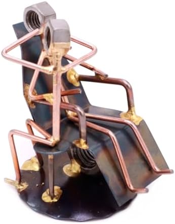 Dental Hygienist Figurine Handmade Metal Art