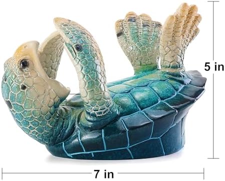 VVGIFTS Sea Turtle Wine Holder Statue